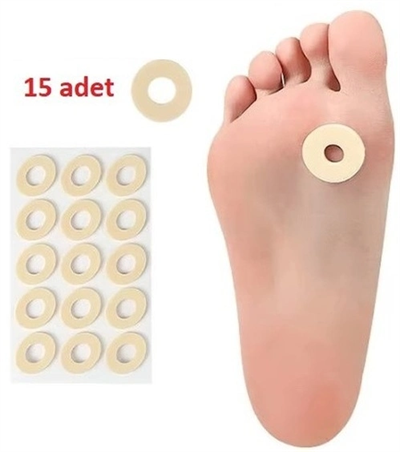 Ayak Nokta Pedi Sünger Yastık  15 Li Bx40