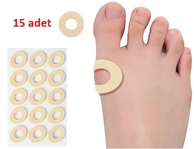 Ayak Nokta Pedi Sünger Yastık 15 li