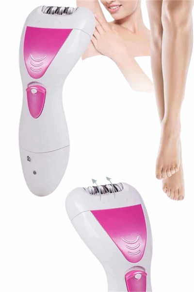 Ayak Törpü Başlıklı Epilatör Aleti 4 Başlıklı Taşınabilir Şarjlı Epilasyon Cihazı