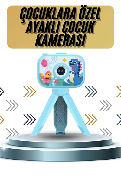 Ayaklı Çocuk Kamerası Tripodlu Mini 1080p Hd Çocuk Kamera
