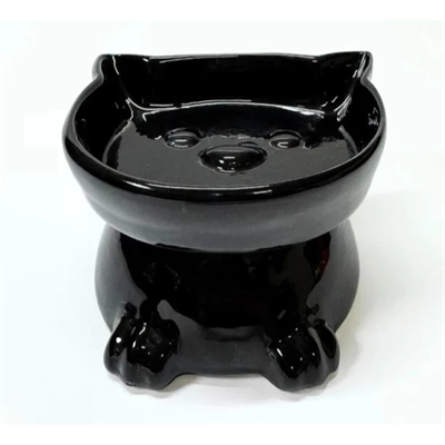 Ayaklı Kulaklı Seramik Mama Kabı