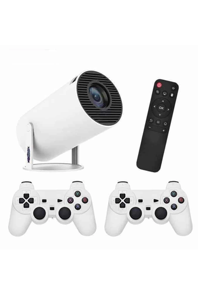 Ayaklı Oyun Projeksiyonu Çift Kollu Taşınabilir Sinema Projektörü