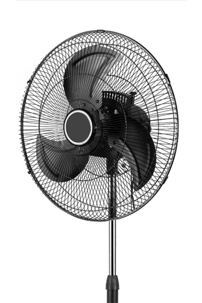 Ayaklı siyah metal kanatlı 80 watt 18 inç 3 kademeli vantilatör 3 yıl garantili - Elektronik