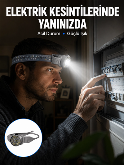Ayarlanabilir Baş Bantlı LED Kafa Lambası Çok Amaçlı Aydınlatma Çözümü