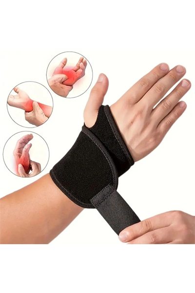 Ayarlanabilir Destekli Kadın erkek El Bilekliği Sağ Sol El Uyumlu, Spor Ve Günlük Kullanıma Uygun