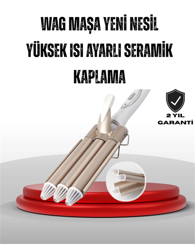 Ayarlanabilir Isı Ayarıyla Profesyonel Bukle Maşası – Hızlı ve Nazik Şekillendirme