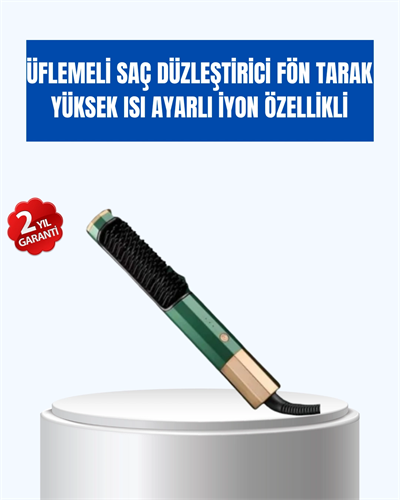 Ayarlanabilir Isı Kontrollü Saç Şekillendirme Seti – Tüm Saç Tipleri İçin Uygun