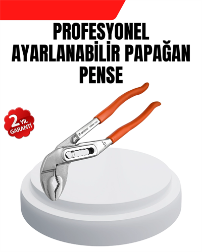 Ayarlanabilir Kurbağacık Pense Boru Anahtarı Çelik Malzeme