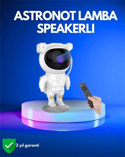 Ayarlanabilir Parlaklık ve Zamanlayıcı Modlu Astronot Lamba