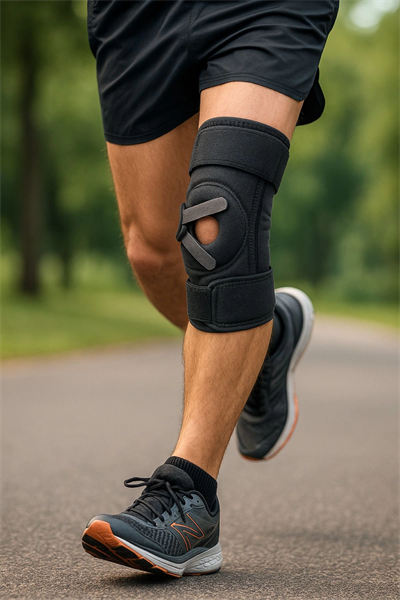 Ayarlanabilir Patella Destekli Ligamentli Menüsküs Çapraz Bağ Koruma Spor Koşu İçin Silikonlu Dizlik