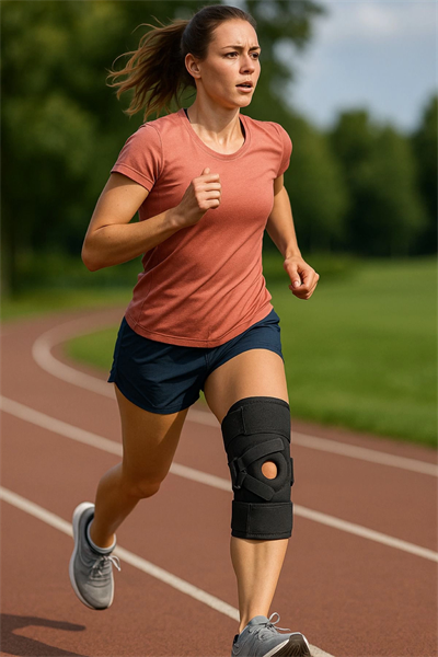 Ayarlanabilir Patella Destekli Ligamentli Menüsküs Çapraz Bağ Koruma Spor Koşu İçin Silikonlu Dizlik