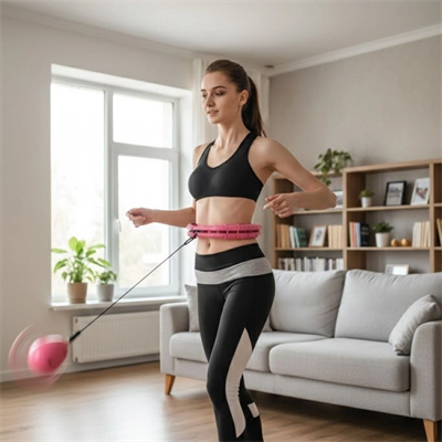 Ayarlanabilir Zayıflatıcı Hulahop Bel ve Karın Bölgesi İçin İnceltici Fitness Aleti Spor Çemberi