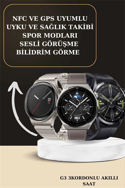 Aynalı Bluetooth Kulaklık Yeni Nesil Akıllı Saat Titreşimli Nabız Ölçer Spor Modları