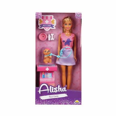 BEBEK SET ALİSHA VETERİNER AKSESUARLI ( 1 ADET FİYATIDIR )