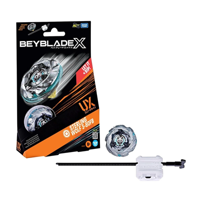 BEY26000 Beyblade Tekli Set X UX Sterling Wolf 3-80FB - TP1674