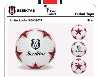 BJK-3017 BEŞİKTAŞ FUTBOL TOPU STAR-CNT