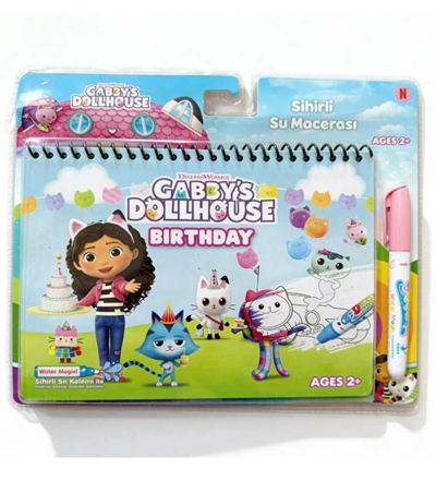 BK0011 GABBY DOLLHOUSE LİSANSLI BOYAMA KİTABI-GPT