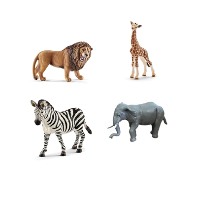 BMA-13 PVC PAKETTE DÖRTLÜ VAHŞİ HAYVANLAR