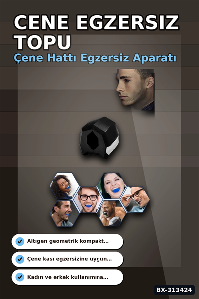 BPA Iceriksiz Silikon Cene Egzersiz Topu 1 Adet Erkek Kadin Cene Kaslari Icin BX-313424