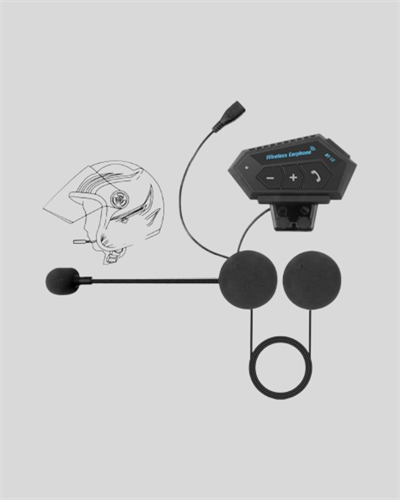 BT22 Kablosuz Kask Kulaklığı – Bluetooth 5.0, Intercom, Su Geçirmez ve Uzun Ömürlü Batarya