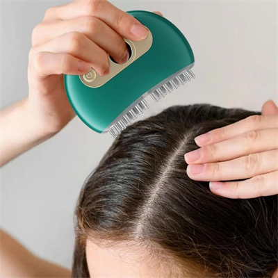 BUFFER® 1 Adet Akıllı Elektrik Akımlı EMS Titreşimli Masaj Tarağı Kademeli Yüz Masaj Aleti Aparatı