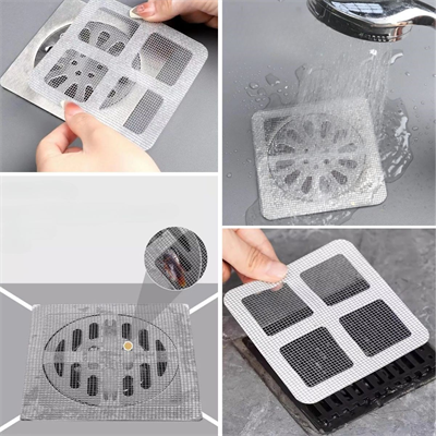 BUFFER® 10lu Banyo ve Mutfak Lavabo Koku Önleyici ve Haşere Böcek Önleyici Gider Filtresi