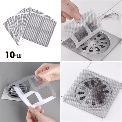 BUFFER® 10lu Banyo ve Mutfak Lavabo Koku Önleyici ve Haşere Böcek Önleyici Gider Filtresi