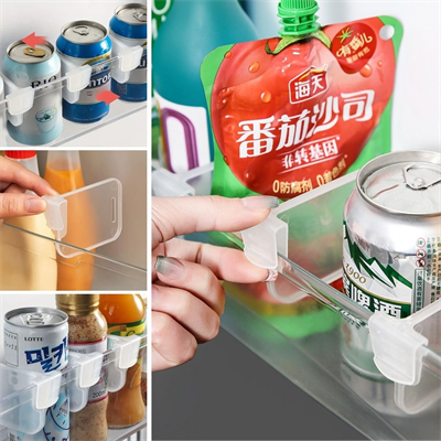 BUFFER® 10luŞeffaf Buzdolabı Yan Kapı Düzenleyici Buzdolabı Dolap İçi Bölümleyici Aparatlar