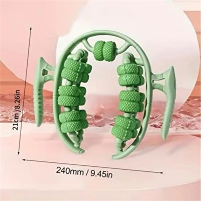 BUFFER® 13 Tekerlekli Circular Lenfatik Masaj Roller – Selülit Giderici, Cilt Sıkılaştırıcı, Bacak Kol Sırt Masaj Aleti