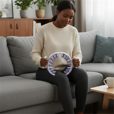 BUFFER® 14 Tekerlekli 360° Selülit Karşıtı Masaj Aleti – Çıkarılabilir 3 Tekerleği Çıkarılabilen, Bacak, Kol ve Karın İçin Sıkılaştırıcı Masaj Rulosu