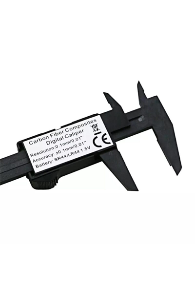 BUFFER® 150 Mm Dijital Kumpas Elektronik Fiber Karbon Kaplı Plastik - Kumpas