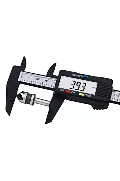 BUFFER® 150 Mm Dijital Kumpas Elektronik Fiber Karbon Kaplı Plastik - Kumpas