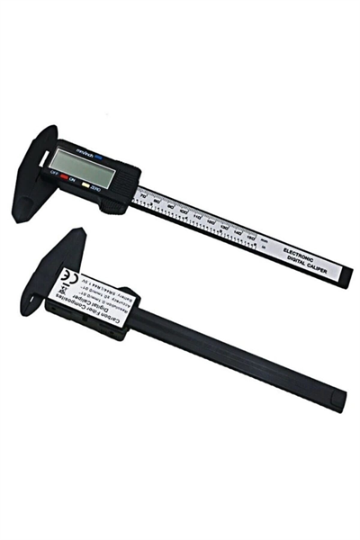 BUFFER® 150 Mm Dijital Kumpas Elektronik Fiber Karbon Kaplı Plastik - Kumpas