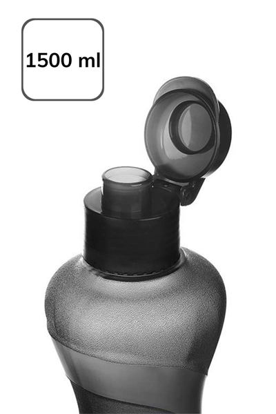 BUFFER® 1500ML Kapasiteli Sporcu Tipi Suluk Pratik El Matarası