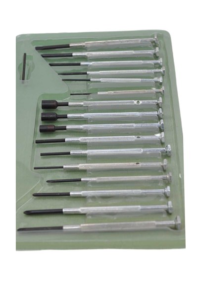 BUFFER® 16 Parça Hassas Tornavida Seti Saatçi ve Telefoncu Tornavidası