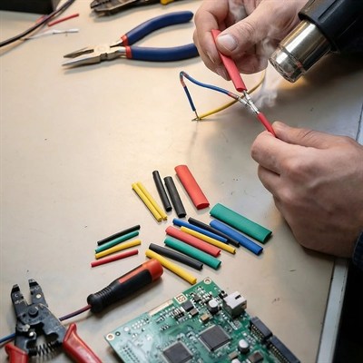 BUFFER® 164 Parça Isı ile Daralan Makaron Seti – Elektrik Kablo İzolasyon & Koruma Kılıfı, Renkli Shrink Tube Set