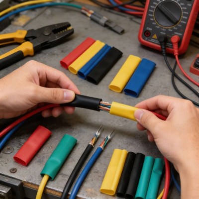 BUFFER® 164 Parça Isı ile Daralan Makaron Seti – Elektrik Kablo İzolasyon & Koruma Kılıfı, Renkli Shrink Tube Set