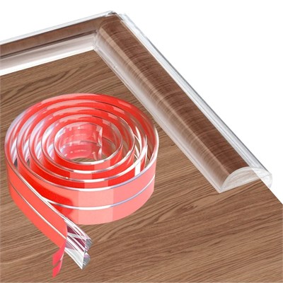 BUFFER® 2 Metre Kenar Koruyucu Şerit, Silikon Şeffaf Masa Köşe Koruyucu Güçlü Bant