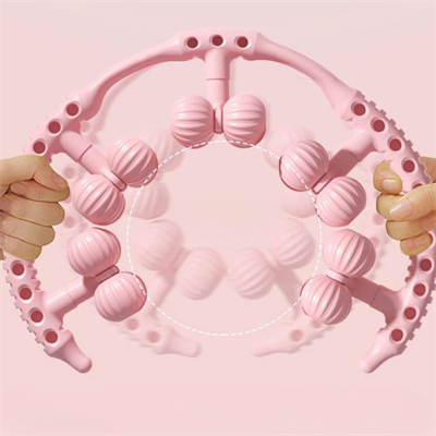 BUFFER® 20 Tekerlekli Ayarlanabilir Bacak ve Kol Masaj Aleti – 360° Tam Daire Derin Doku Kas ve Lenfatik Masaj Silindiri