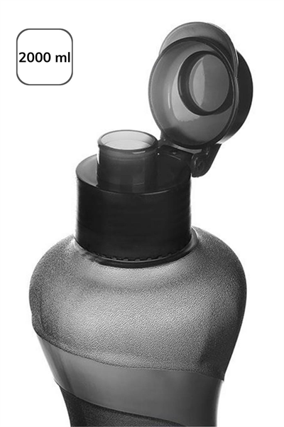 BUFFER® 2000ML Kapasiteli Sporcu Tipi Suluk Pratik El Matarası TP-487