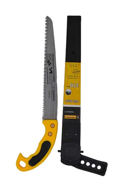 BUFFER® 270 mm Düz Bıçaklı Testere Bıçkı Kılıflı Budama Bahçe Testeresi