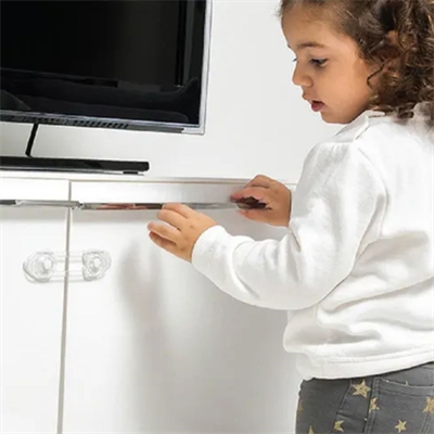 BUFFER® 2li Mini Çok Amaçlı Kilit- Çocuk Güvenlik Gereçkerli Çekmece,Dolap,Kapak Kilidi