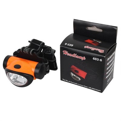 BUFFER® 3 Fonksiyonlu 6 Ledli Oynar Başlıklı Pilli Kafa Işığı Lambası