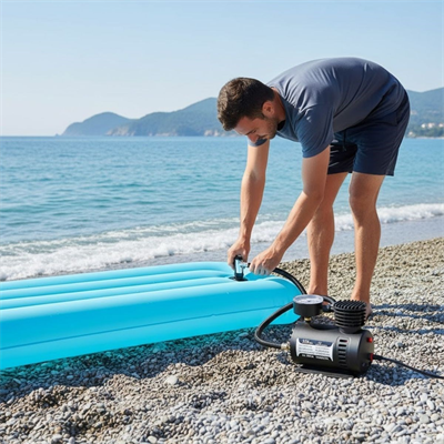 BUFFER® 300 PSI Güçlü Taşınabilir Hava Kompresörü–Araba, Motosiklet, Bisiklet ve Top Şişirme İçin Çakmaklıklı Lastik Şişirme Pompası