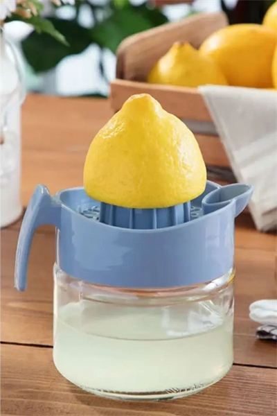 BUFFER® 300ml Cam Hazneli Pratik Limon Narenciye Sıkacağı KC-405