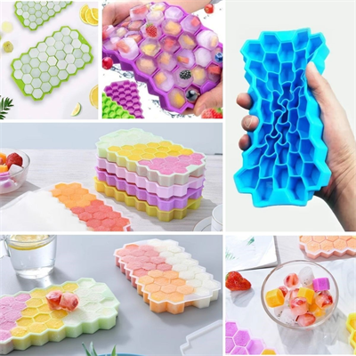 BUFFER® 37 Bölmeli Slikon Petek Şeklinde Buz Kalıbı