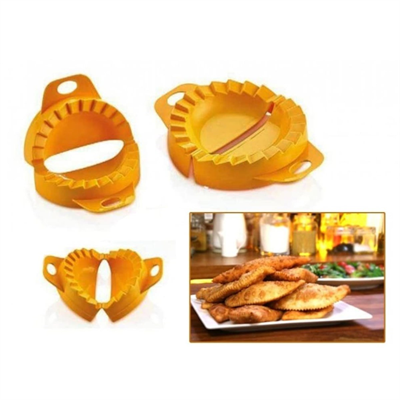 BUFFER® 3lü Çiğ börek kurabiye Hamur İşi Ravioli Kesme Kalıbı Aparatı