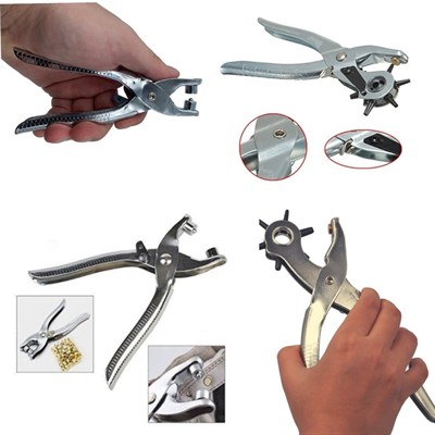 BUFFER® 3lü Kolay Kemer Deri Delik Açma Delme Aleti Delici Pensesi Delgeç Seti