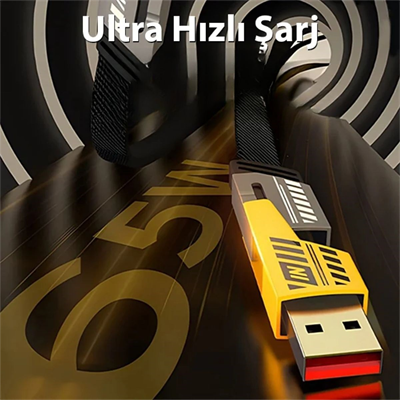 BUFFER® 4in1 65W Hızlı Şarj Kablosu – Type-C to USB-A + Type-C to Lightning, 27W PD Destekli Çoklu Şarj Kablo