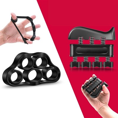 BUFFER® 5 Parça El, Kol ve Parmak Egzersiz Spor Aletleri Seti Fitness Takımı